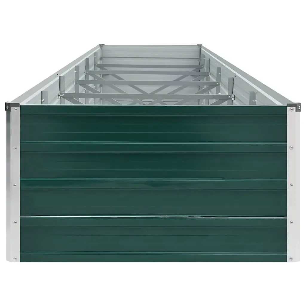 Raised Garden Bed Planter Box Green Galvanised Steel Heavy-duty Weather Resistant Outdoor Gardening