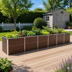 Raised Planter Box for Flowers and Herbs