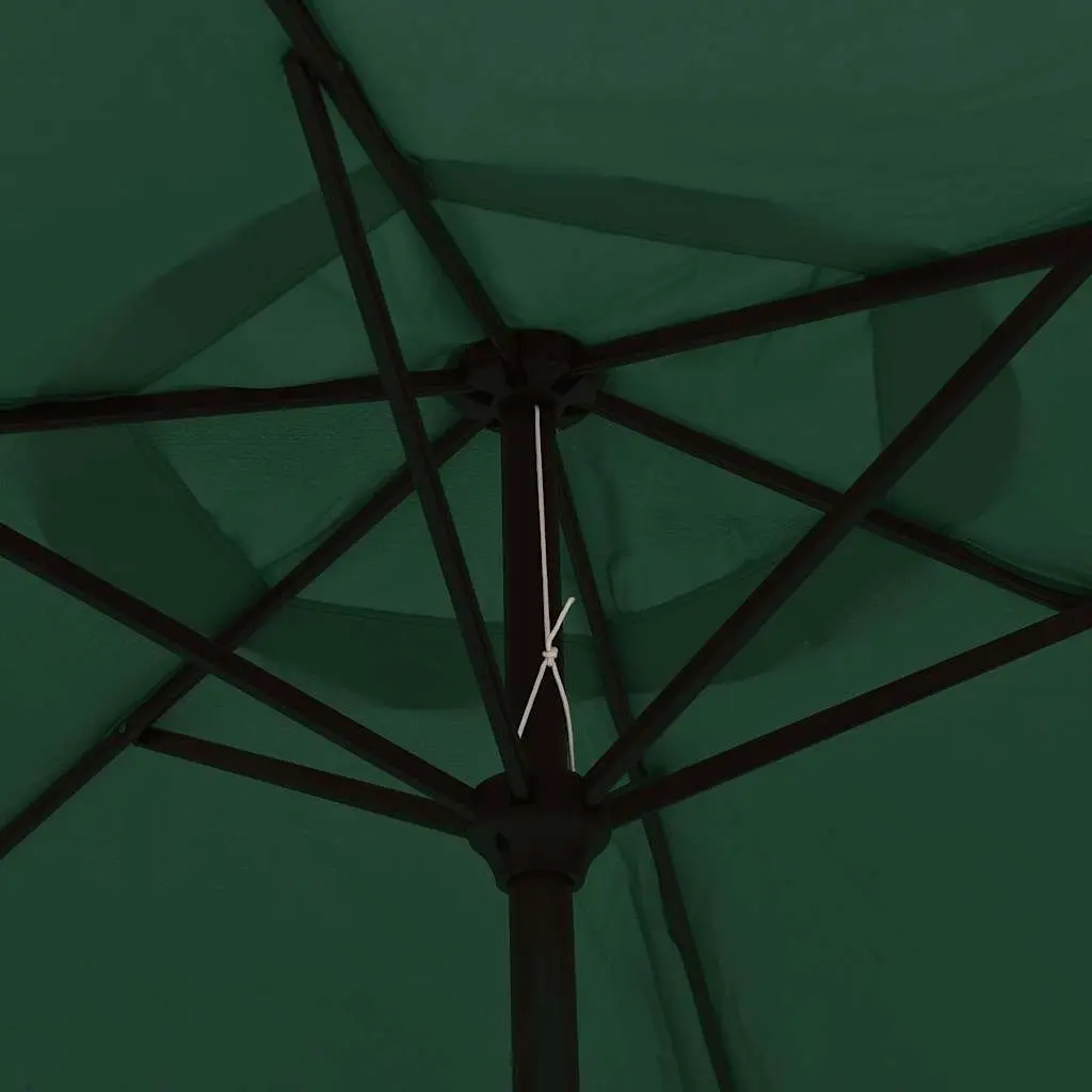 Garden Parasol Green 200x224cm Outdoor Umbrella Patio Sunshade Crank Tilt
