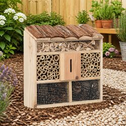 Wooden Insect Hotel: A Charming Garden Shelter