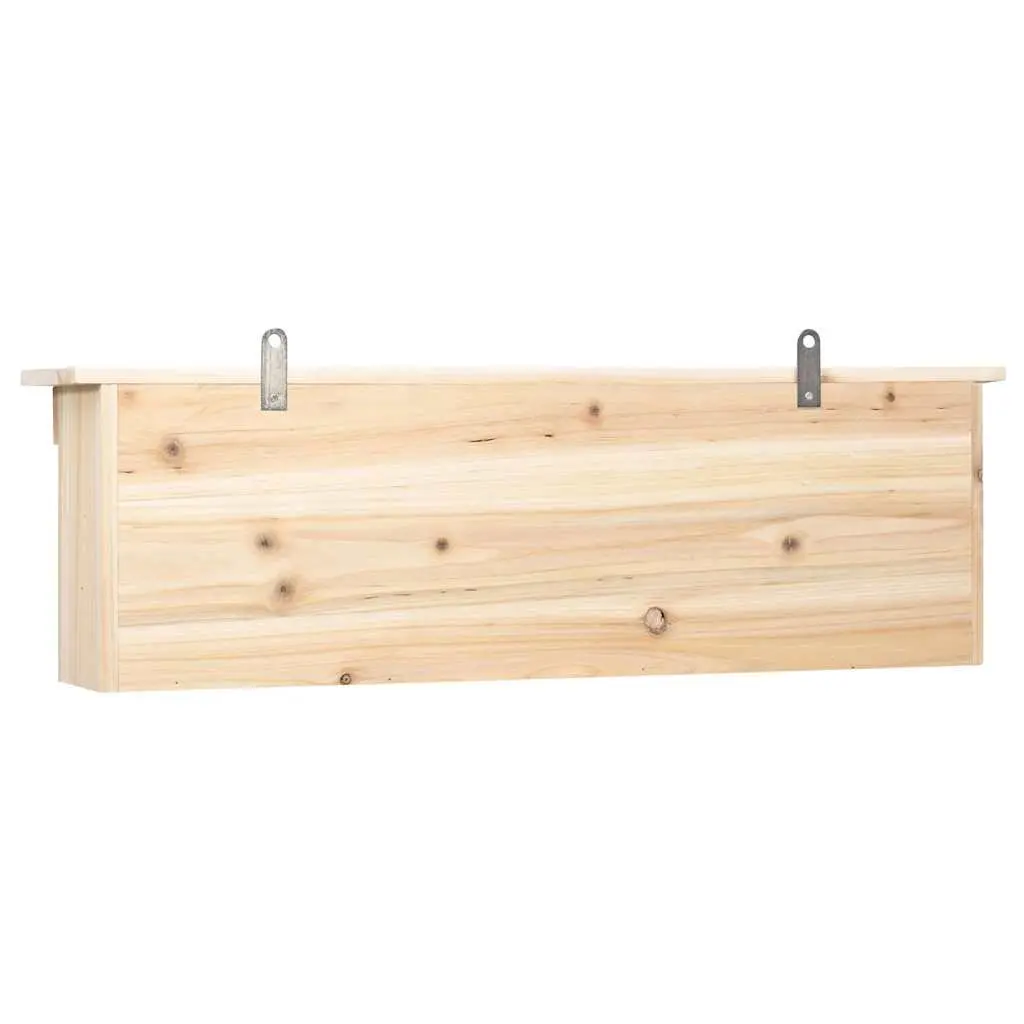 Wooden Birdhouse Brown 5 Rooms Outdoor Nesting Box with Removable Front Doors