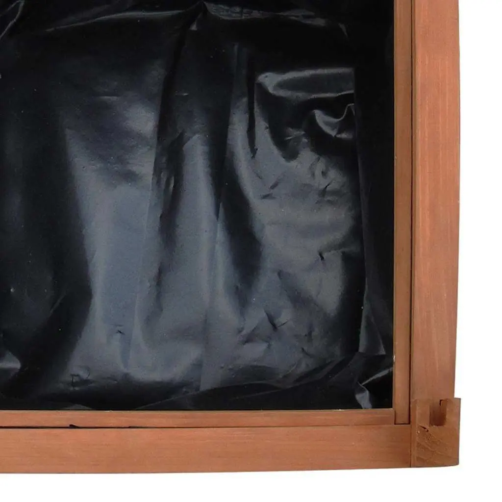 Raised Garden Beds Brown 50x50x50cm Weather-Resistant Firwood Planters
