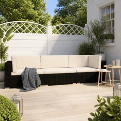 Compact and Stylish 3-Piece Outdoor Sofa Set