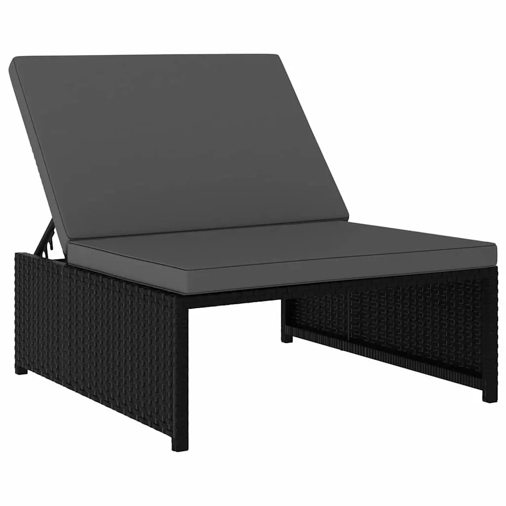 Reclining Garden Chair Set with Coffee Table