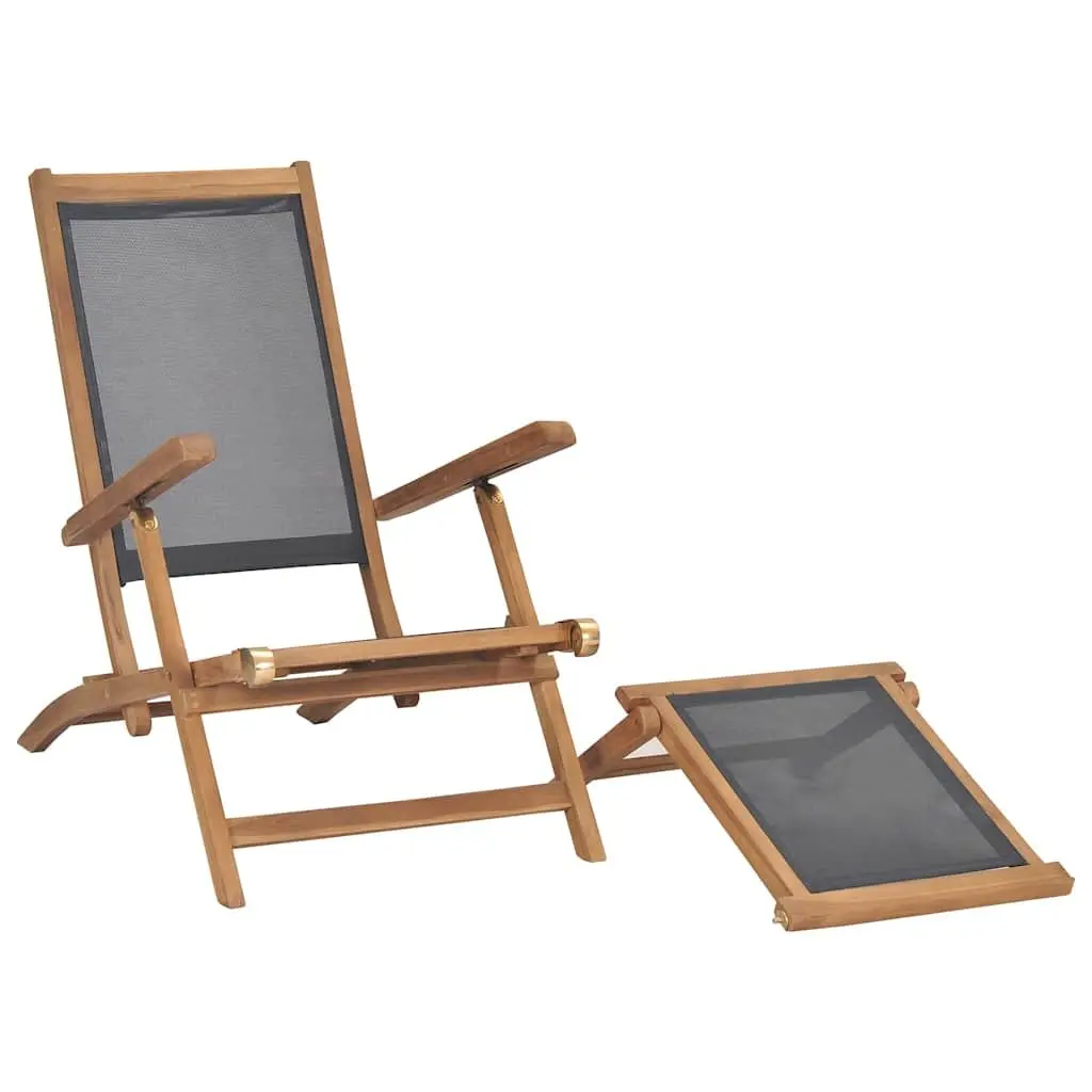 Deck Chair with Footrest Included