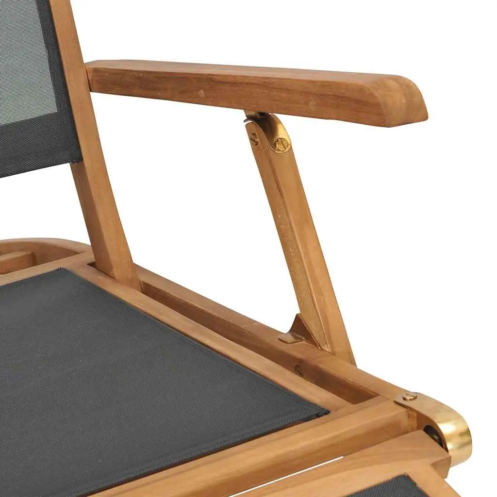 Deck Chair with Footrest Included