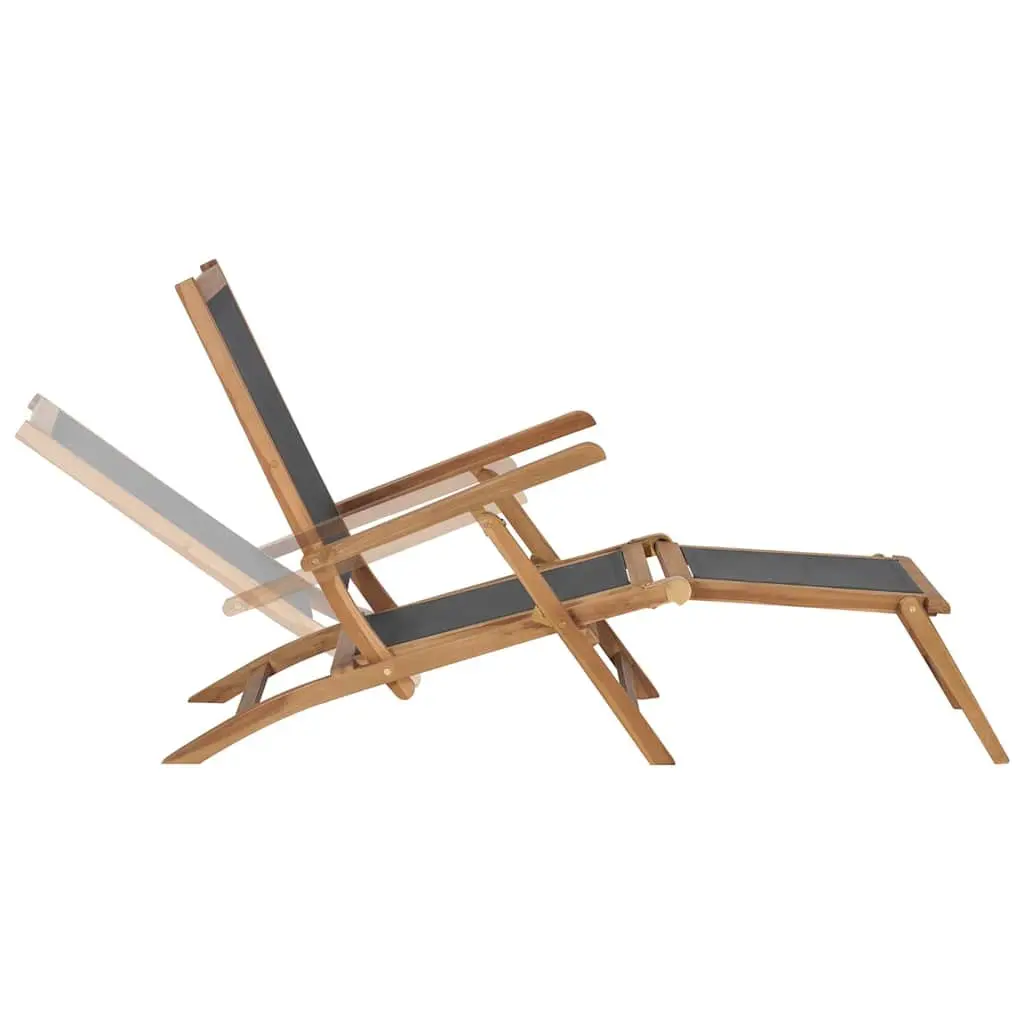 Deck Chair with Footrest Included