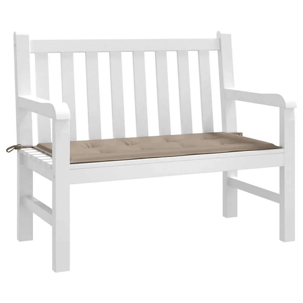 Garden Bench Cushion Taupe 120x50x3cm Oxford Fabric Water-Resistant Outdoor