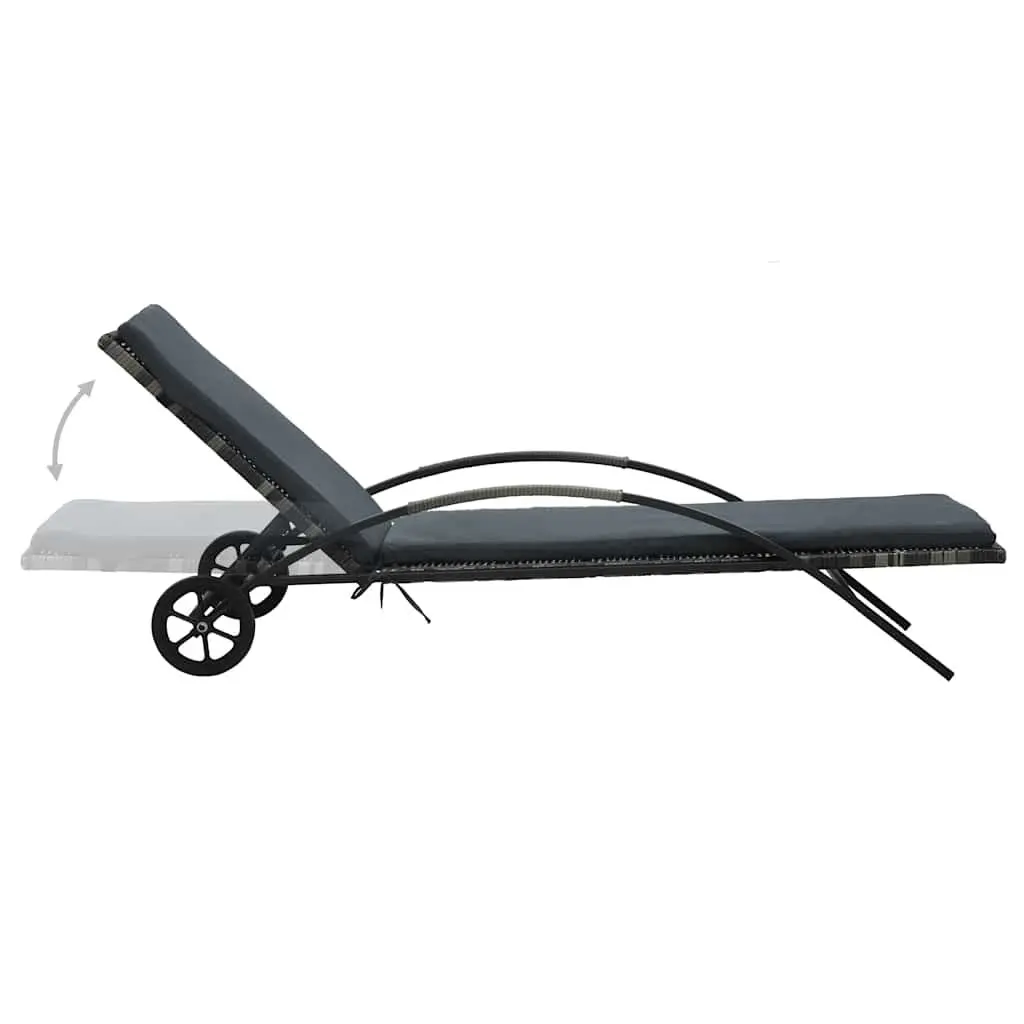 Sun Lounger Set for Relaxation