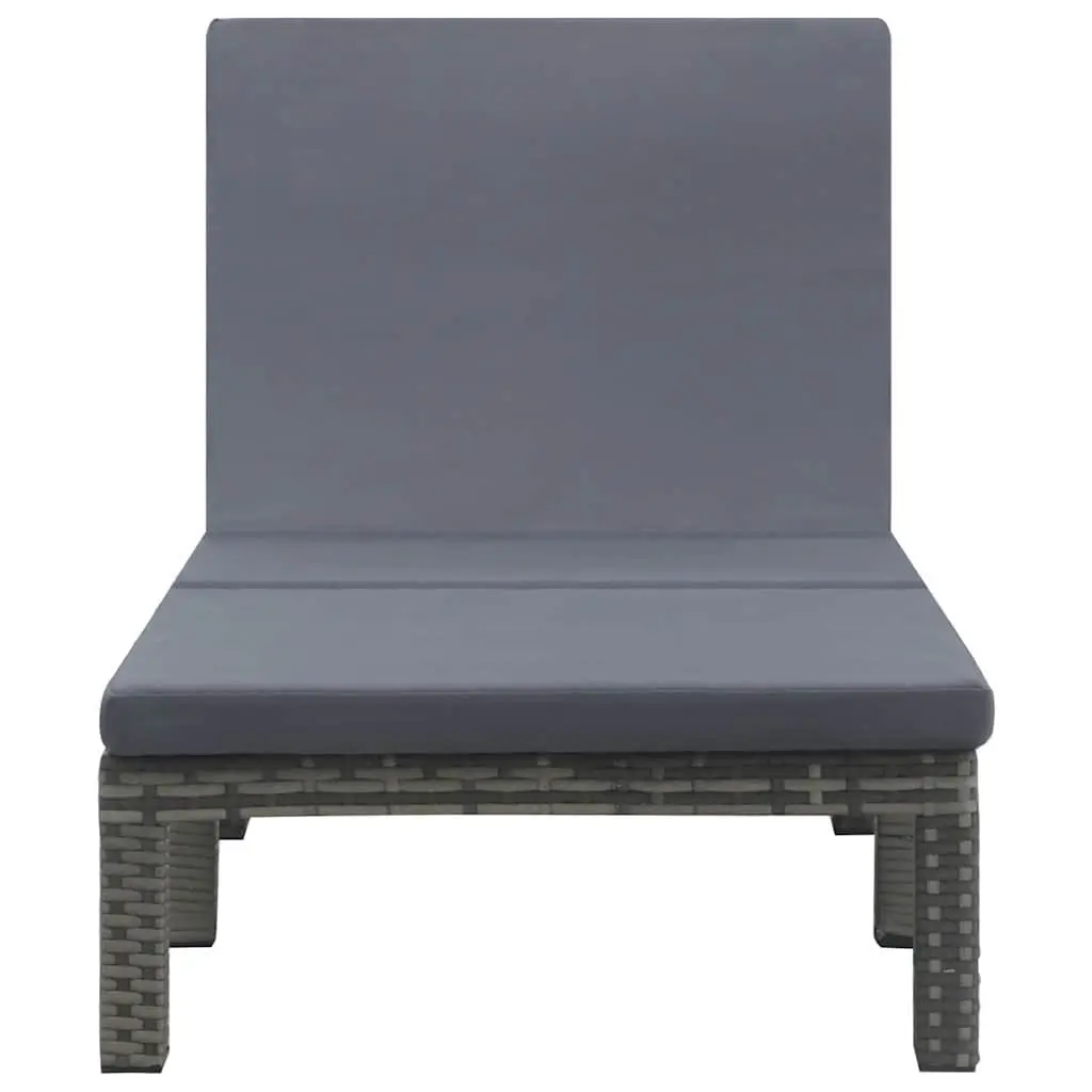 Poly Rattan Sun Lounger
