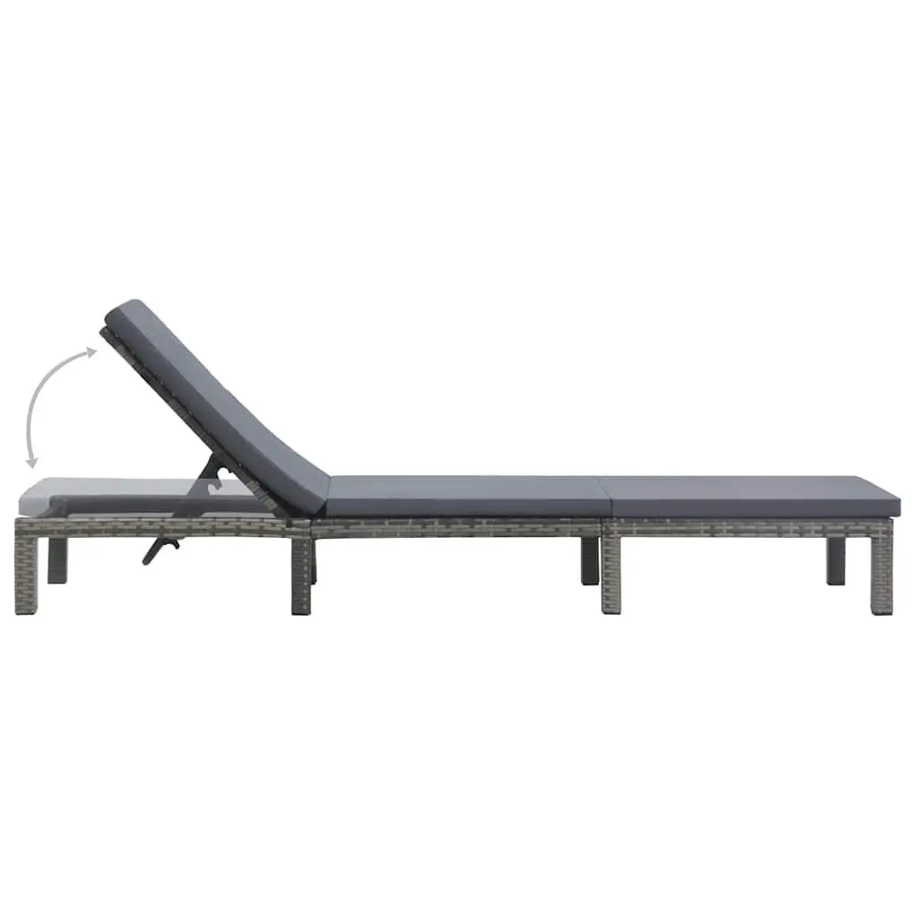 Poly Rattan Sun Lounger