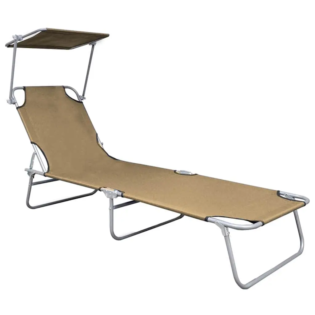 Sun Lounger with Canopy