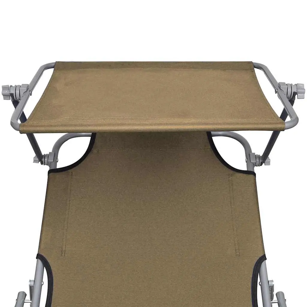 Sun Lounger with Canopy