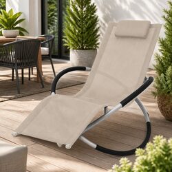 Compact and Stylish Folding Sun Lounger