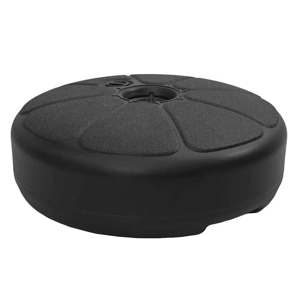 Umbrella Base Black 15L Fillable Water Sand Outdoor Parasol Stand Portable