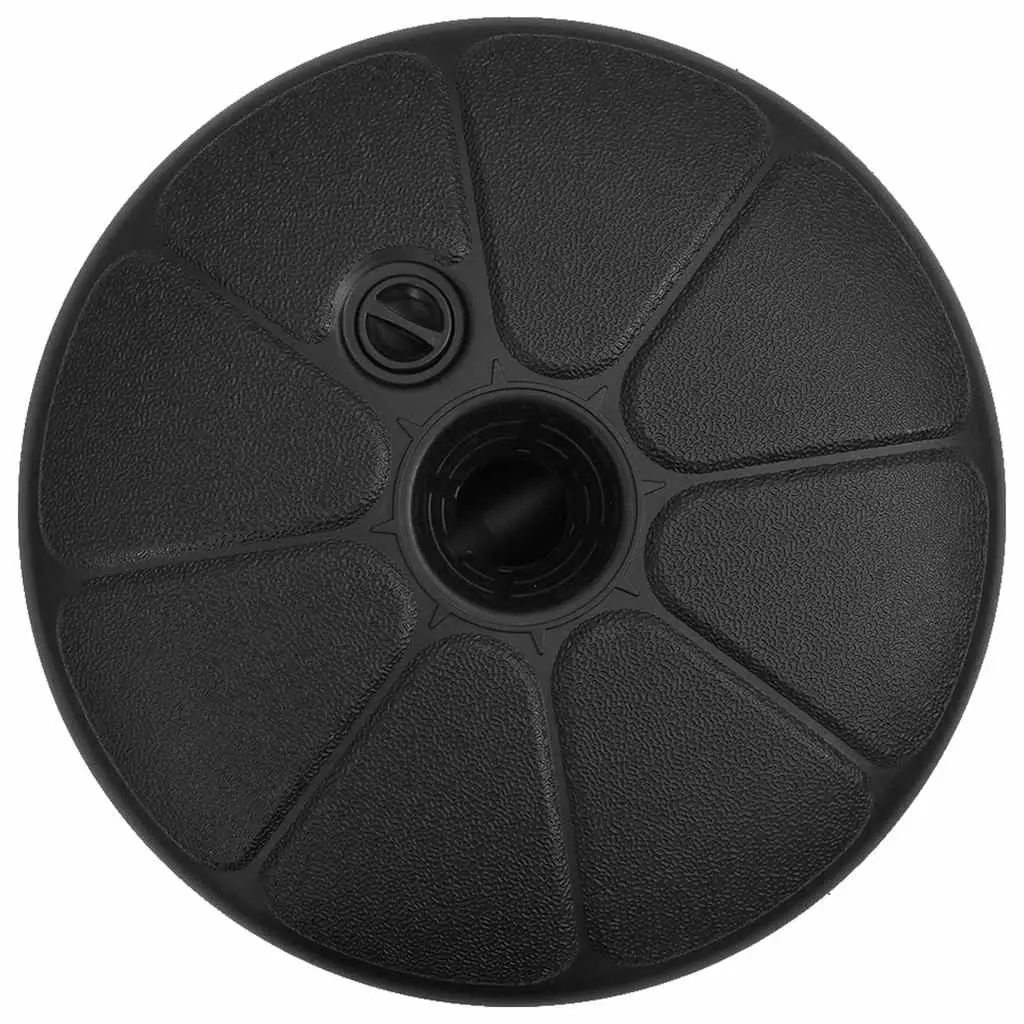 Umbrella Base Black 15L Fillable Water Sand Outdoor Parasol Stand Portable