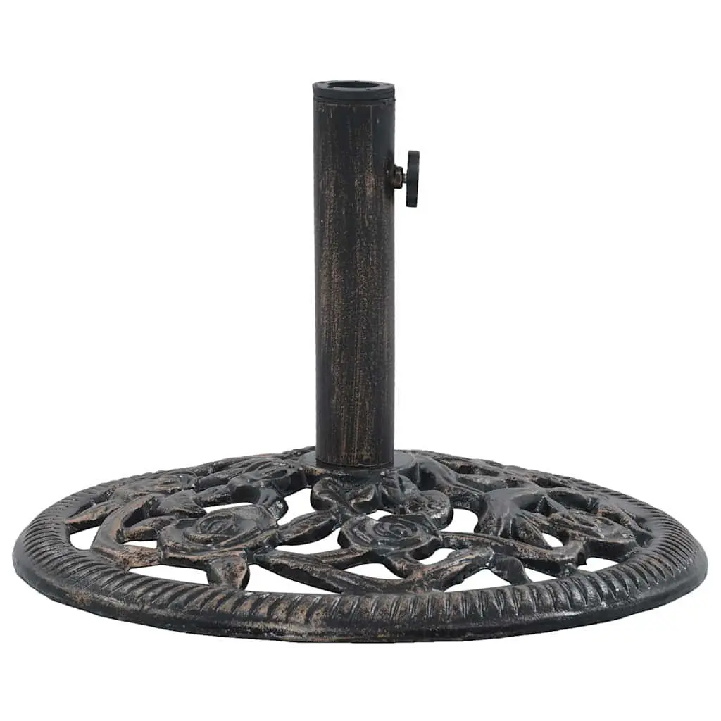 Cast Iron Umbrella Base 12kg Outdoor Garden Patio Stand Holder Heavy Duty Sturdy