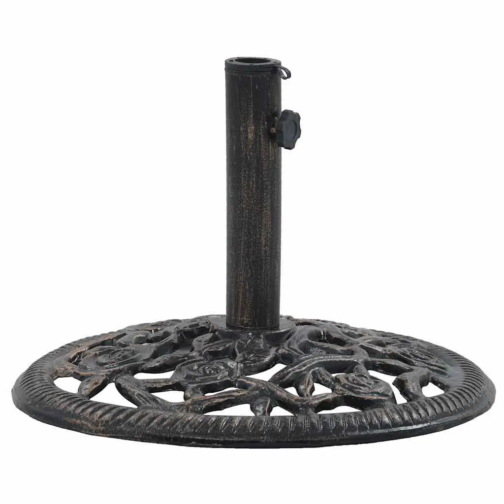 Cast Iron Umbrella Base 12kg Outdoor Garden Patio Stand Holder Heavy Duty Sturdy