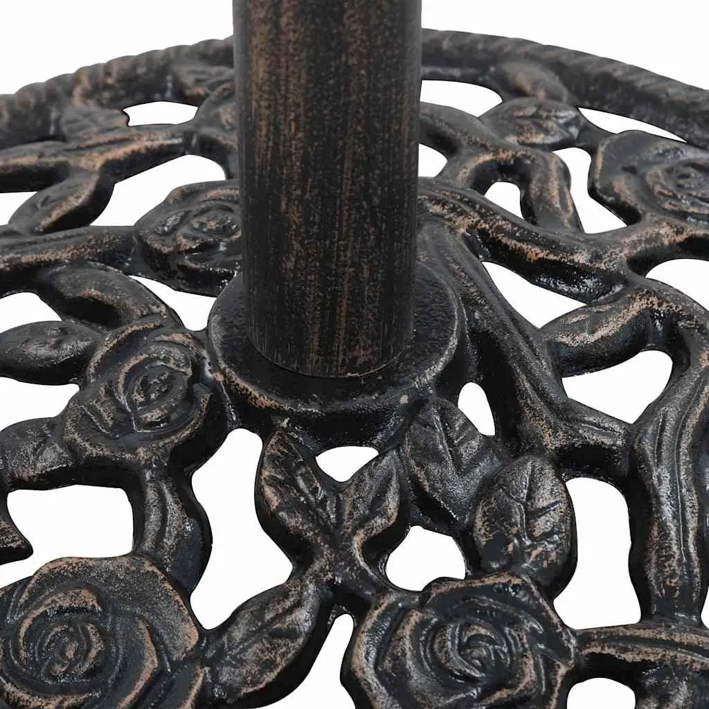 Cast Iron Umbrella Base 12kg Outdoor Garden Patio Stand Holder Heavy Duty Sturdy