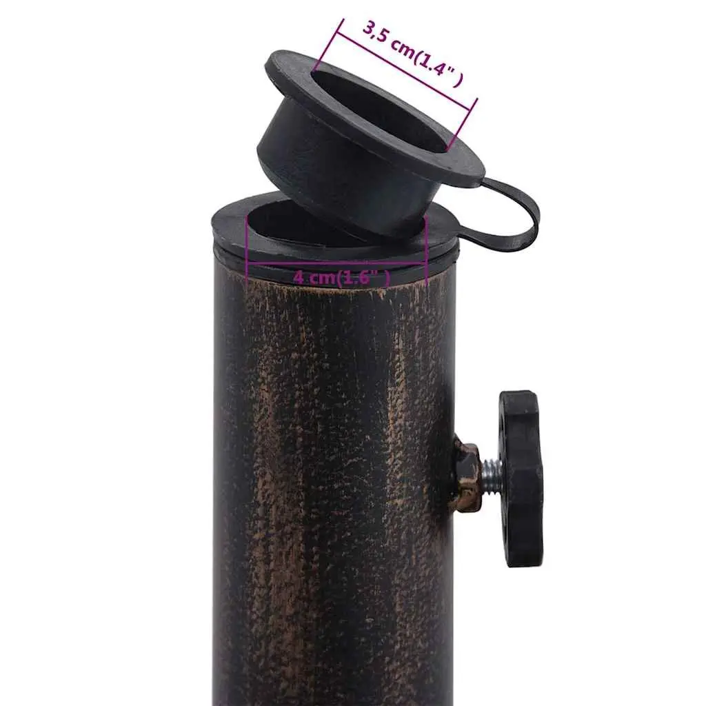 Cast Iron Umbrella Base 12kg Outdoor Garden Patio Stand Holder Heavy Duty Sturdy