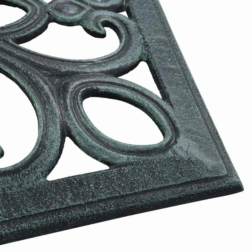 Umbrella Base Cast Iron Green Garden Outdoor Parasol Stand Pole Holder 49cm