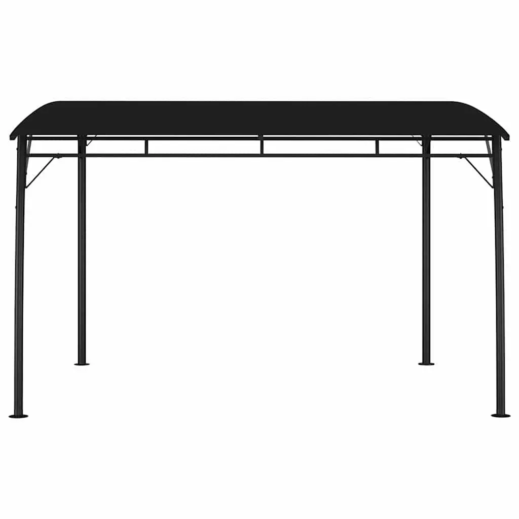 Garden Sunshade Awning Anthracite 3x3x2.55m Metal Frame Durable Fabric Sunroof