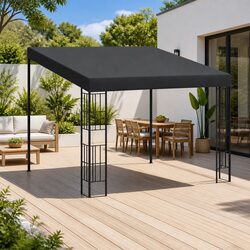 Your Ideal 3x3m Anthracite Gazebo for Shade