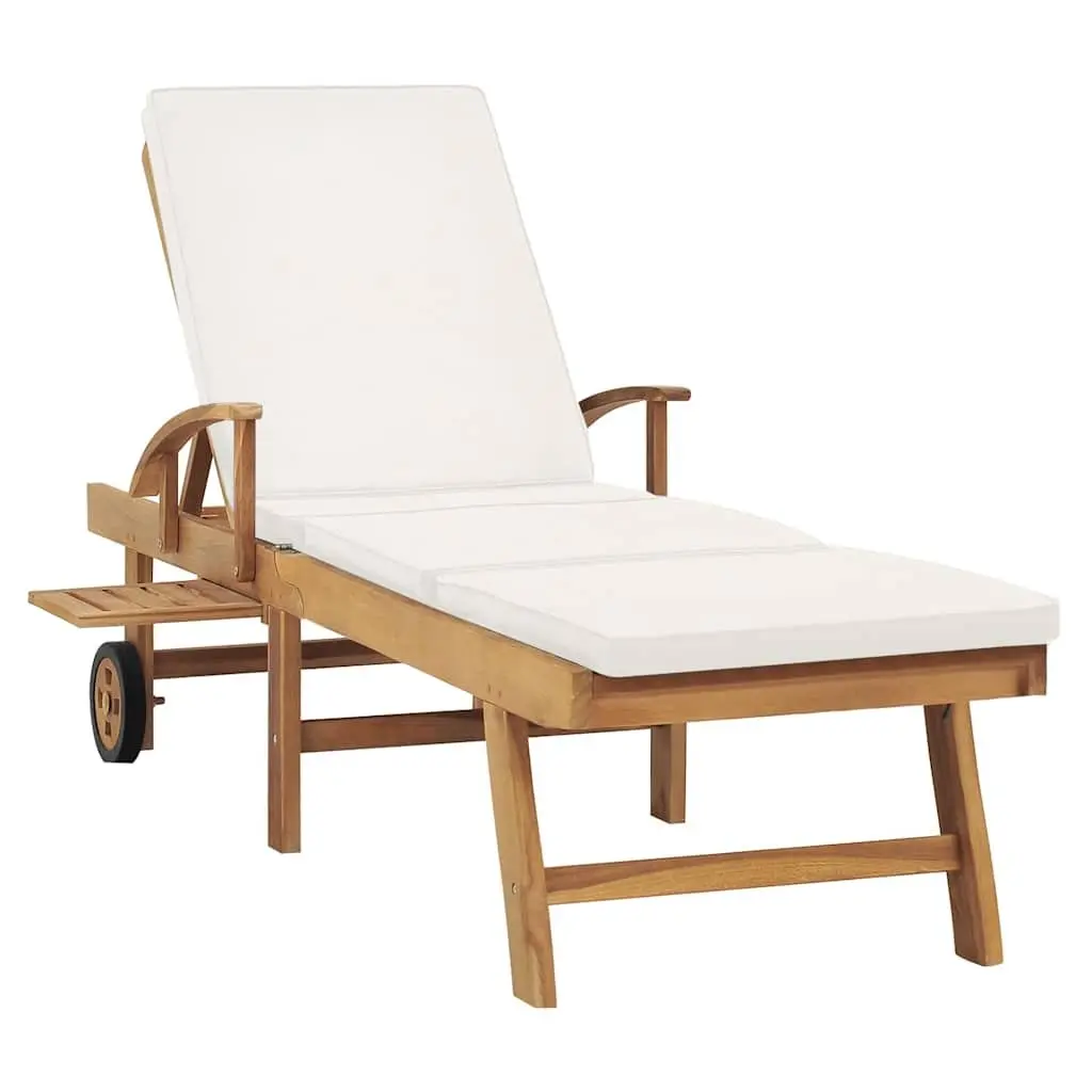 Sun Lounger with Wheels
