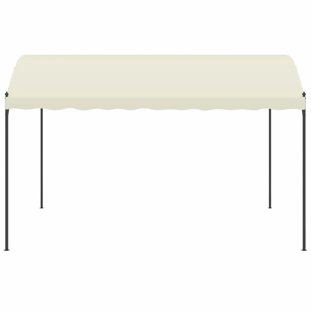 Gazebo Canopy Cream Outdoor Garden Shelter Sun Protection