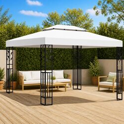 Compact and Functional 3x4 m Outdoor Gazebo