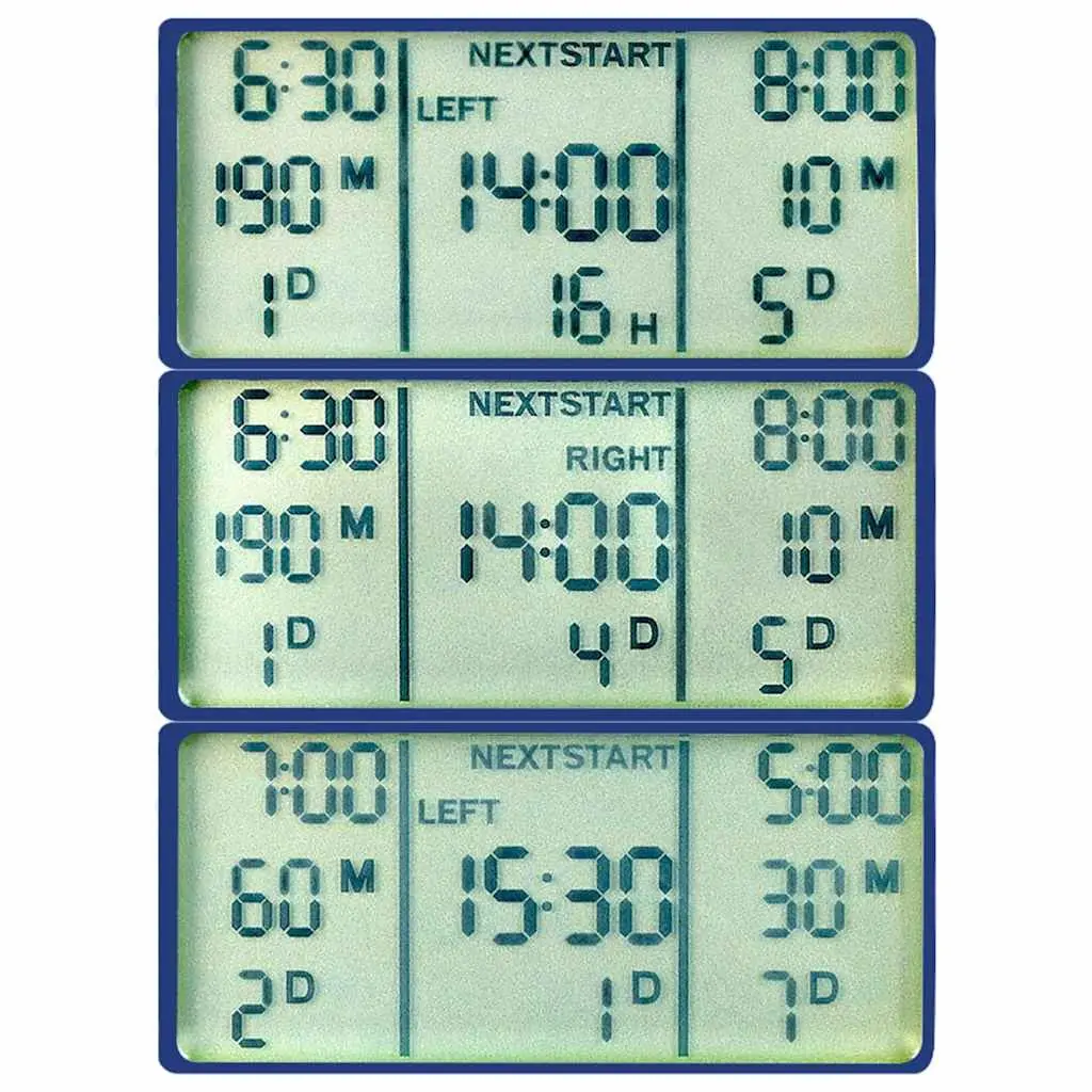 Digital Water Timer Multicolour Dual Outlet Automatic Sprinkler Controller