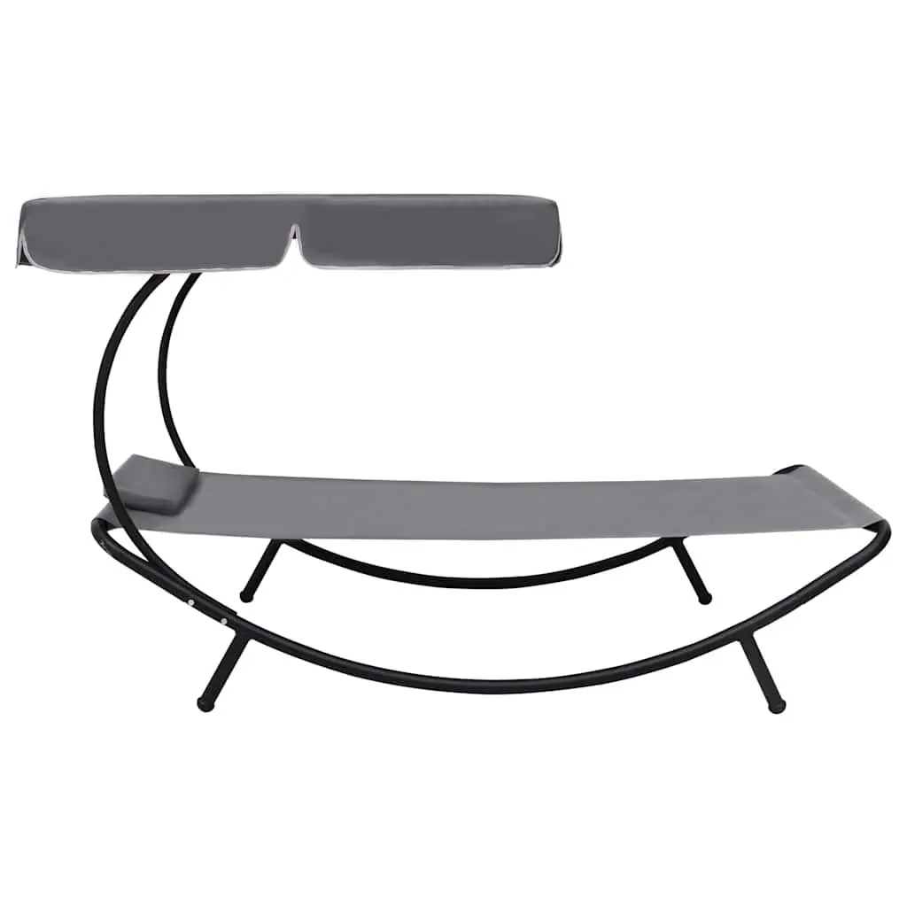 Sun Lounger Bed with Canopy