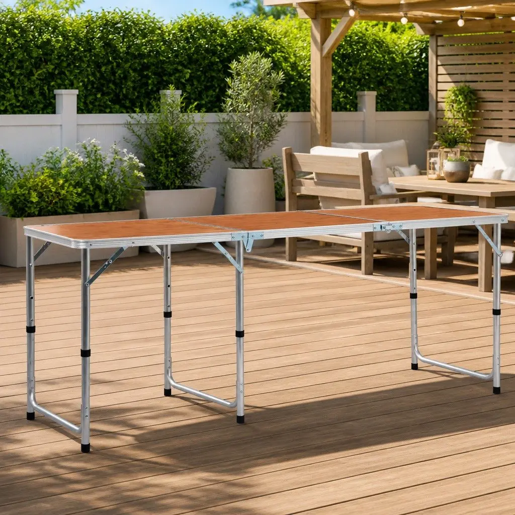 Adjustable Camping Table for Outdoor Use