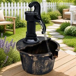 Compact Garden Water Fountain with Soothing Sounds