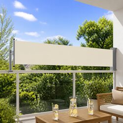 Concise and Functional Cream 60x300 cm Retractable Awning