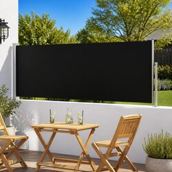 Compact Retractable Side Awning 100x300 cm for Privacy