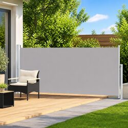Compact Retractable Side Awning for Outdoor Areas