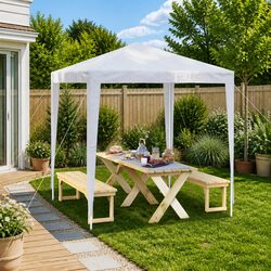 Compact 2x2m Outdoor Party Tent for Easy Setup