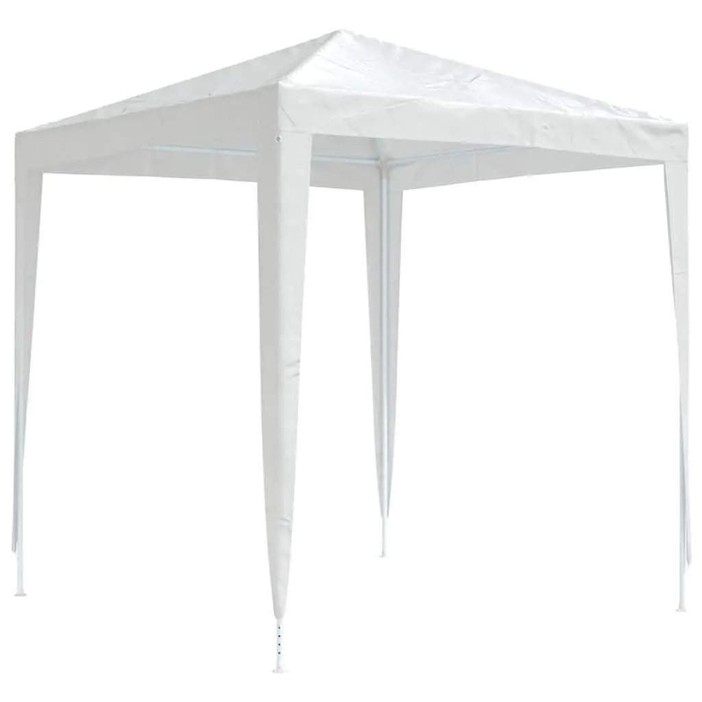 Party Tent White 2x2m Waterproof UV Resistant Heavy Duty Iron Frame