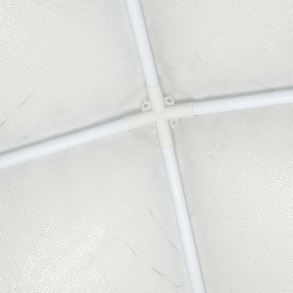 Party Tent White 2x2m Waterproof UV Resistant Heavy Duty Iron Frame