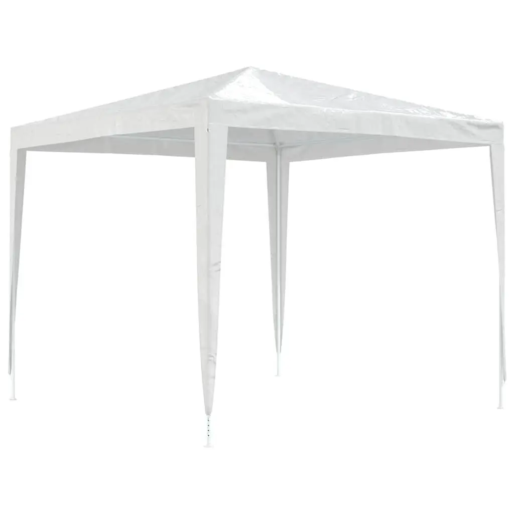 Party Tent White 2.5x2.5m Outdoor Canopy Gazebo Sturdy Frame Weather Resistant