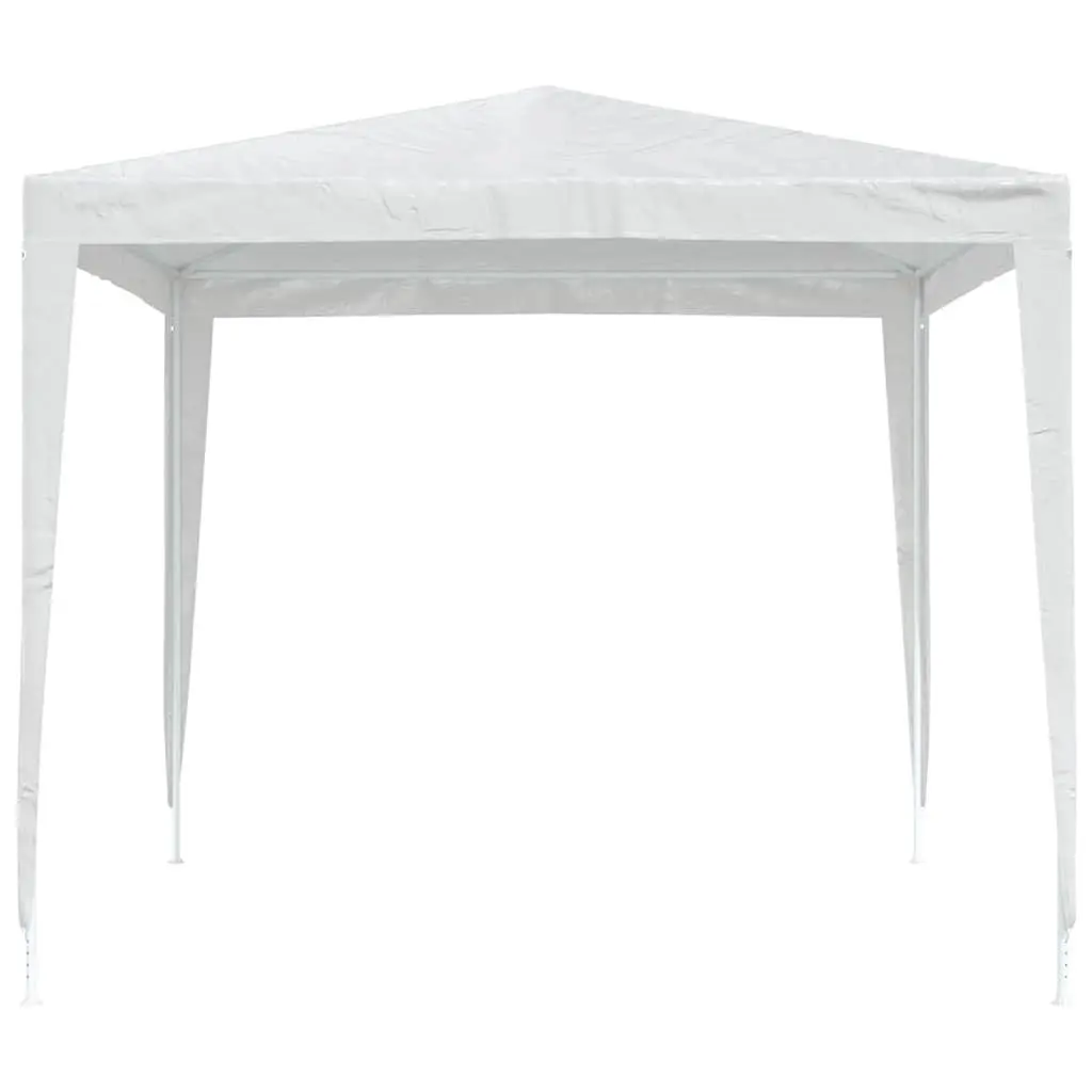 Party Tent White 2.5x2.5m Outdoor Canopy Gazebo Sturdy Frame Weather Resistant