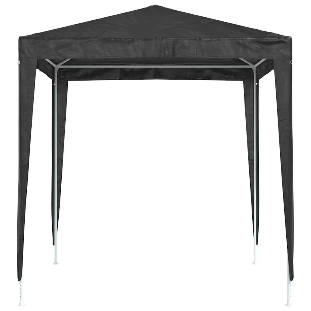 Party Tent Anthracite 2x2m Heavy-Duty Steel Frame Outdoor Gazebo Canopy