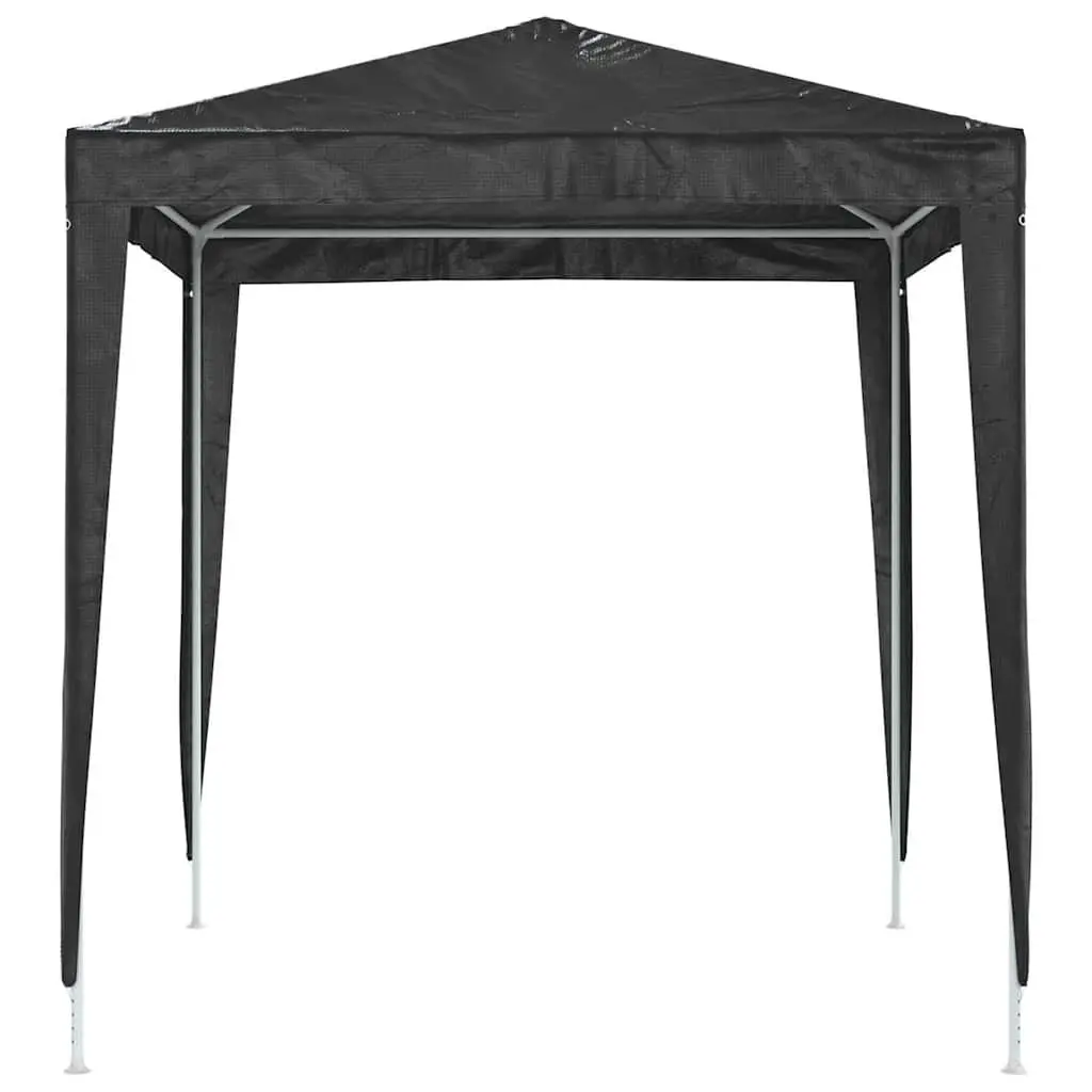 Party Tent Anthracite 2x2m Heavy-Duty Steel Frame Outdoor Gazebo Canopy