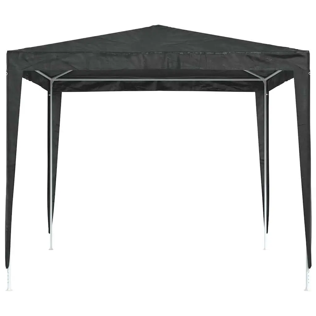 Party Tent Anthracite 2.5x2.5m Portable Outdoor Canopy Gazebo for Garden Weddings Events