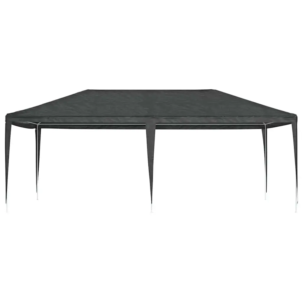 Party Tent Anthracite 4x6 m UV and Water Resistant Canopy Gazebo Garden Shelter