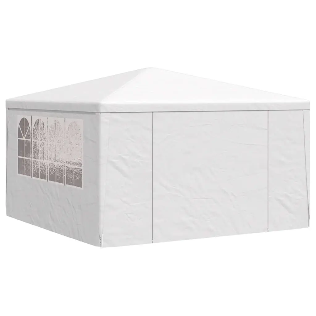 Party Tent White 4x4m UV and Water Resistant Canopy Gazebo with Side Panels