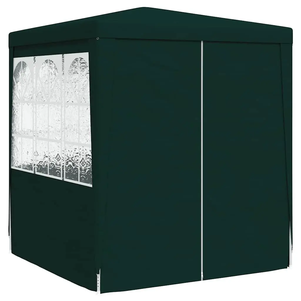 Party Tent Green 2.5x2.5 m Outdoor Garden Canopy Gazebo with Side Walls