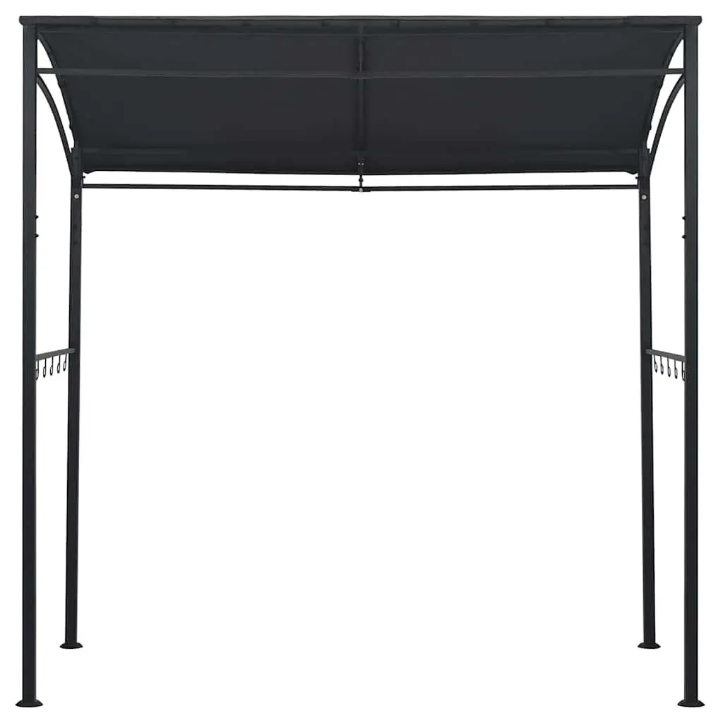BBQ Gazebo Anthracite 215x150x220 cm Steel Frame Weather Resistant