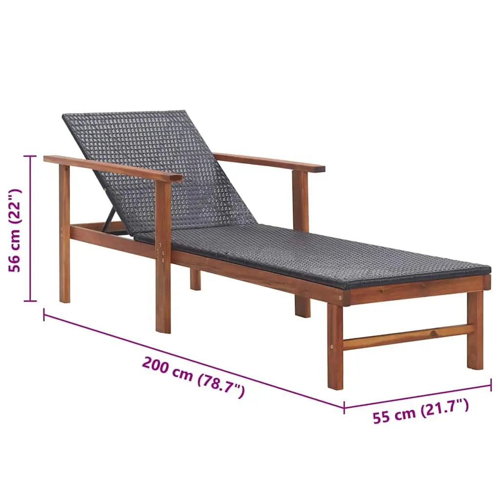 Outdoor Lounger for Sunbathing